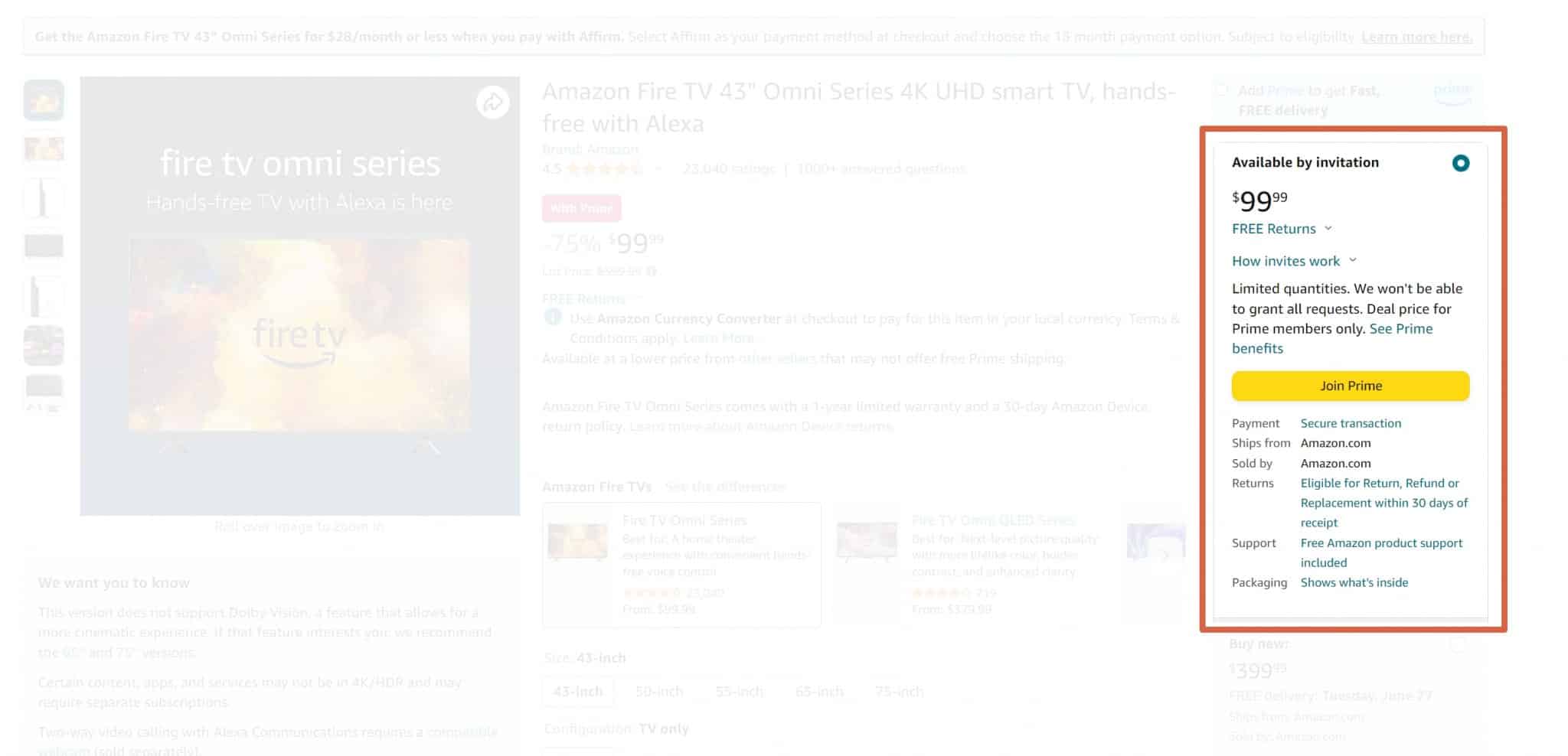 invitation only prime day deals