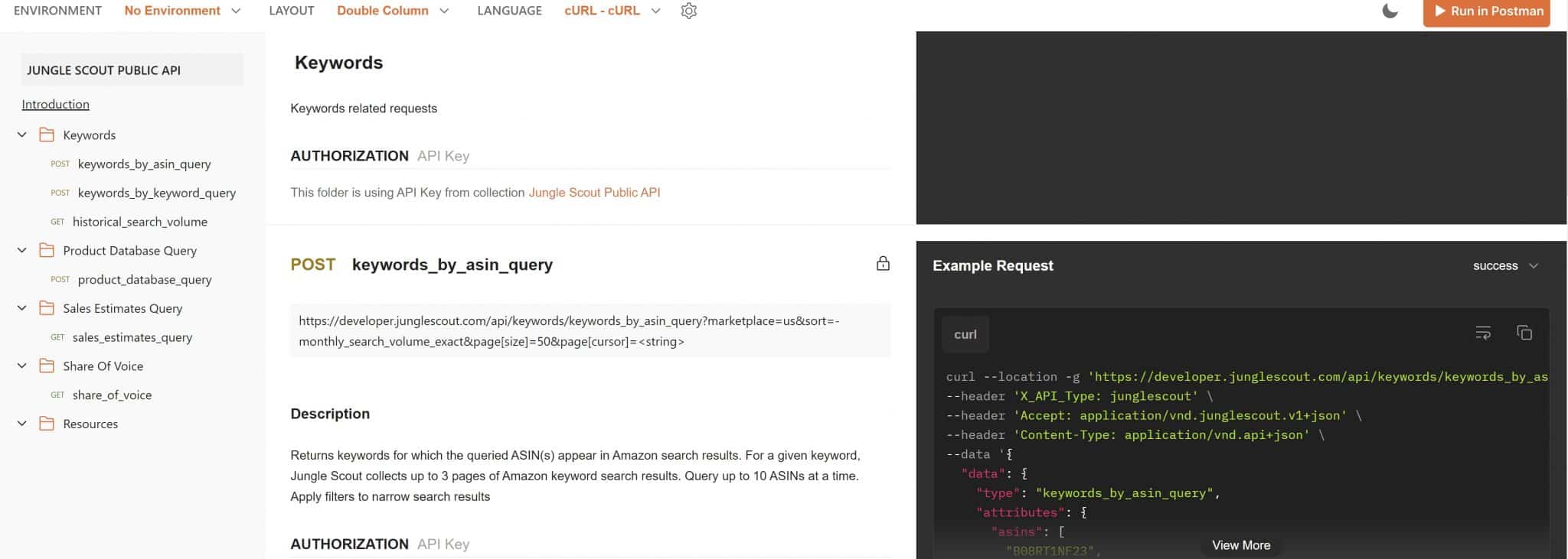 jungle scout api