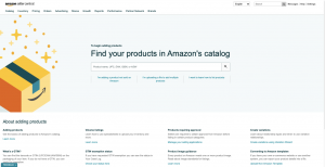 screenshot of add a product page